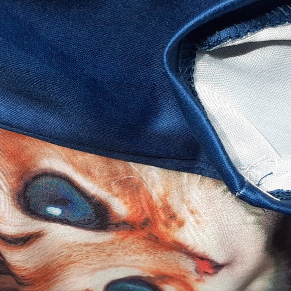 Women's 3D kitten print long sleeve tshirt - Picture 6 of 6